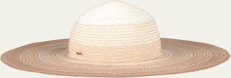 Eugenia Kim Bunny Ombre Wide-Brim Sun Hat