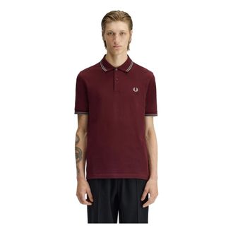 Fred Perry Polo Shirts, male, Red, Size: 3XL M3600 Polo