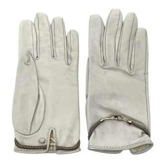 Herm&egrave;s Pre-owned Guanti - - Pre-owned - Donna - Grigio - ONE SIZE