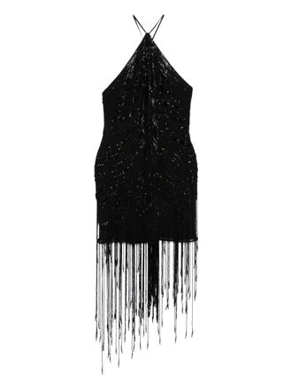 Amen Abito con scollo allamericana - Nero