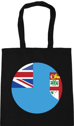 HippoWarehouse Fiji Flag Tote Shopping Gym Beach Bag 42cm x38cm, 10 litres