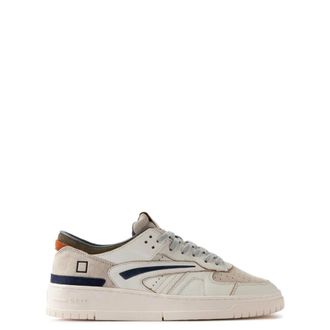 D.A.T.E. D.a.t.e., Schoenen, Heren, Wit, 45 EU, Katoen, Torneo Colored