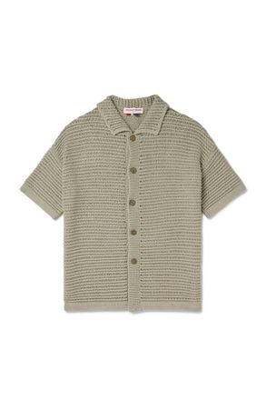 Orlebar Brown Thomas Open-Knit Organic Cotton Shirt