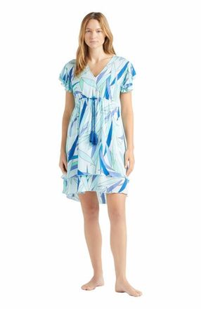 Vilebrequin Womens Madrague Short Rayon Dress in Thalassa at Nordstrom, Size X-Small