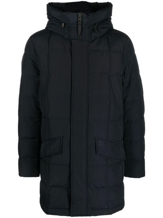 Woolrich Jas met trechterhals - Blauw