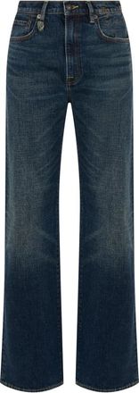 R13 Jane Jean - Dames - Regular Fit Jeans - Blauw - W27 - Katoen - Jeans