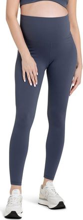 Ripe Tempo Stretch Nylon Pocket Maternity Leggings in Blue Steel at Nordstrom, Size Small