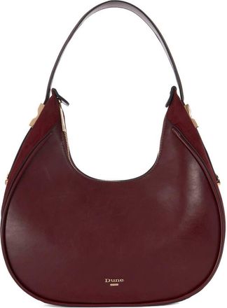 Dune London Dedicated Faux Leather Shoulder Bag in Burgundy at Nordstrom