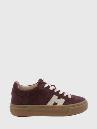 Hogan Crosswind Suede Leather Platform Sneakers
