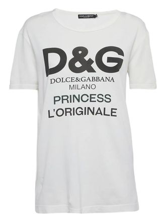 Dolce & Gabbana logo-print t-shirt - White