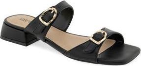 Esprit Megan Slide Sandal in Black Pu at Nordstrom Rack, Size 8.5