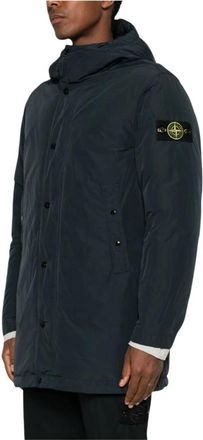 Stone Island Jassen - Heren - Zomerjassen - Blauw - M - Jassen