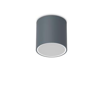Netlighting Techo 15.3cm Outdoor Surface Mounted Downlight Anthracite IP54 in Dark Grey