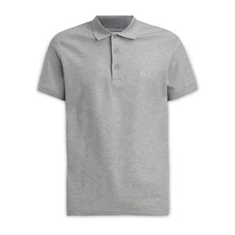 Burberry Polo Shirts, male, Gray, Size: XS Eddie Polo Shirt