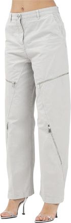 Pinko Sere Nere Wide Leg Trousers - Light Grey
