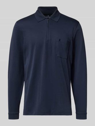 Ragman Poloshirt mit Brusttasche in Marine, Größe XXXL