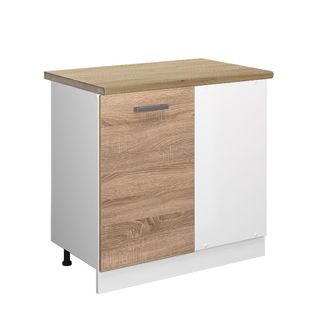 Vicco Armario De Esquina R-line, Sonoma, 86 Cm, Et Roble, Vicco
