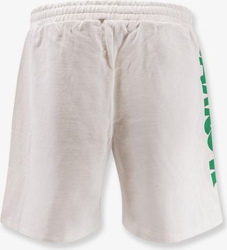 Barrow Mens Cotton Bermuda Shorts White