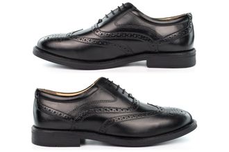 Generic Mens Real Leather Shoes Mens Brogues Size 6 Boys Shoes Size 14 Comfort Shoe Brogue Formal Shoe Brogues Leather Upper Cushioned Lace Up Comfort Extra L