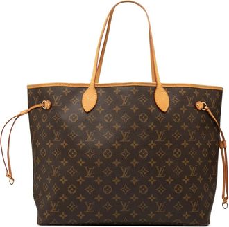 Louis Vuitton Borsa tote Neverfull GM con monogramma 2007 - Marrone