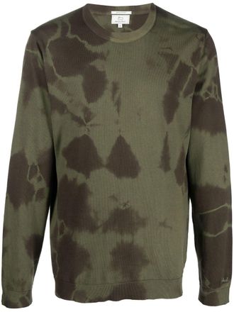 Woolrich tie-dye knit jumper - men - Cotton - L - Green