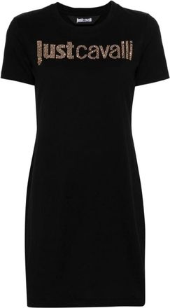 Just Cavalli Stijlvolle Jurken Collectie - Dames - Korte kleedjes - Zwart - XS - Kleedjes