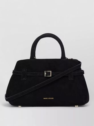 Manu Atelier leather shoulder bag
