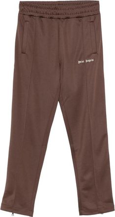 Palm Angels Embroidered-logo Side-stripe Track Pants