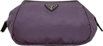 Prada Purple Nylon Pouch (Pre-Owned)