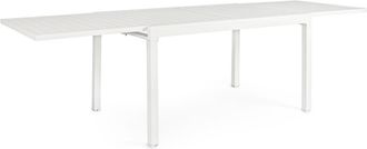 Outdoor Living Mesa de aluminio 135-270X90 blanca