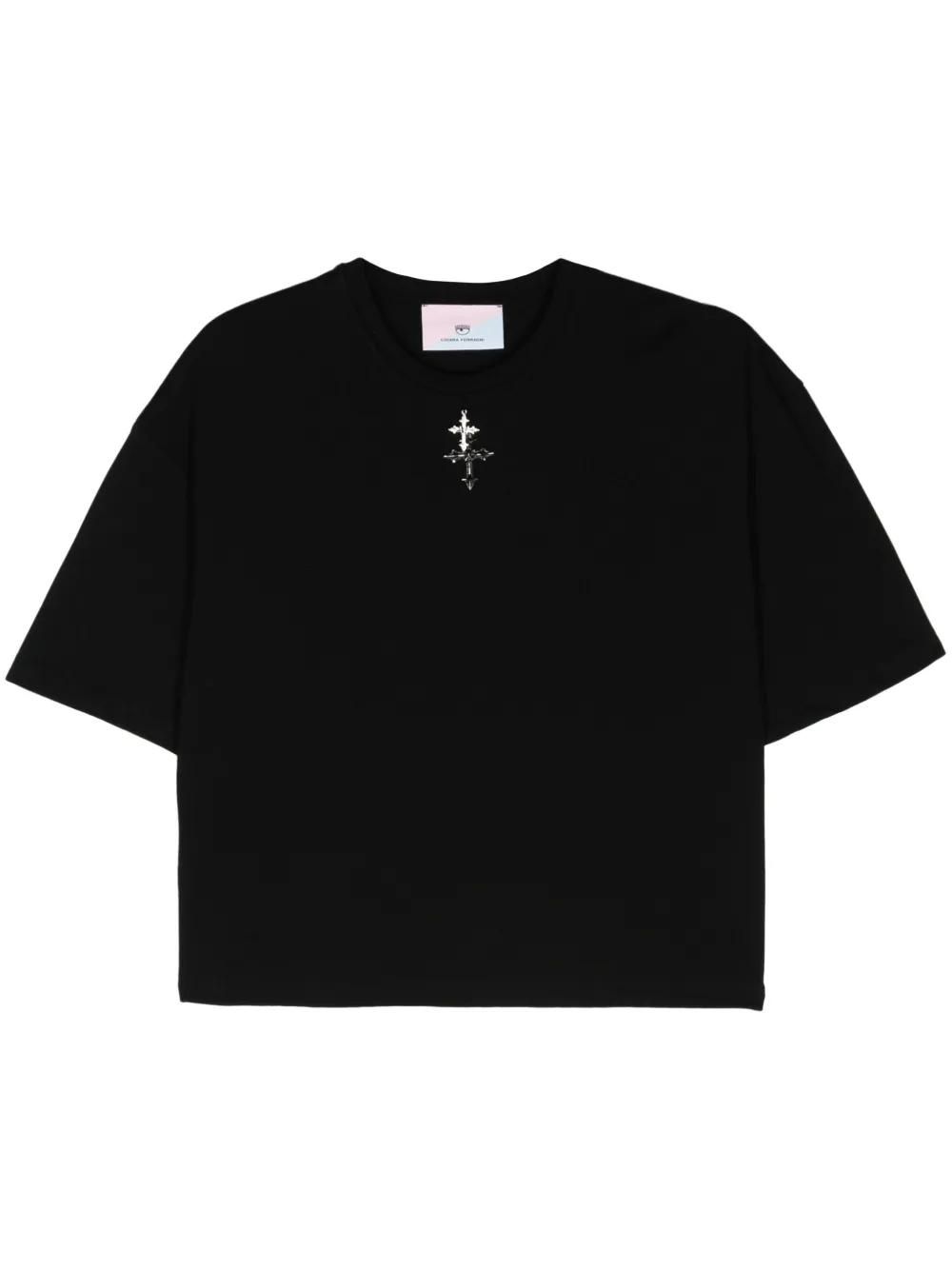 CHIARA FERRAGNI 売れ筋商品|||シアラフェラーニ Tシャツ トップス レディース Tops Black Chiara Ferragni T-Shirts − Sale: up to −82% | Stylight