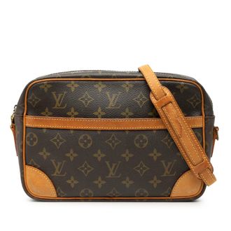 Louis Vuitton Pre-owned Womens Monogram Trocadero 27 - Brown Textile - One Size