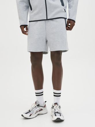 Jack & Jones Relaxshorts JACK & JONES JPSTGORDON FUSION SWEAT SHORTS SRT SN, Herren, Gr. XS, N-Gr, grau (light grau melange), Web, Obermaterial: 58% Polyester, 42%