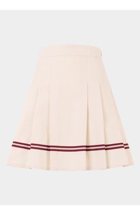 Bally Tennis Collection Skirt With Bally Ribbon Details in White at Nordstrom, Size 42 Eu
