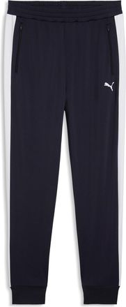 Puma Trainingshose PUMA T7 FOUNDATION CL POLY KNITTED PANTS, Herren, Gr. XXL, N-Gr, new navy, Trikot, Obermaterial: 100% Polyester, unifarben, regular fit 