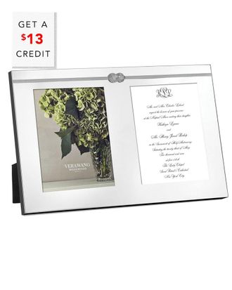 Wedgwood Vera Wang For Wedgwood Infinity 5X7in Double Invitation Frame With $18 Credit