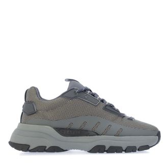 Lavair Mens Exo Trainers in Grey Mesh - Size UK 6