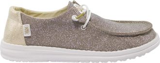 Hey Dude Wendy Metallic Sparkle - Dames - Sneakers - Beige - 39 EU - Schoenen
