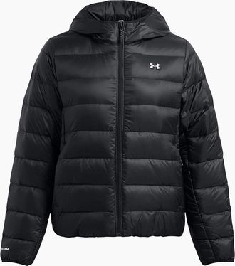 Under Armour Womens Womens Armour Legend Down Hooded Jacket - Black - Size: 10