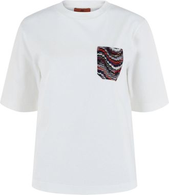 M Missoni Patterned Pocket T-Shirt