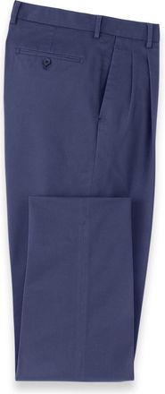 Paul Fredrick Non-iron Cotton Stretch Twill Pants