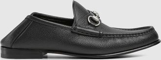Gucci Mens Horsebit 1953 Loafer, Black, Leather