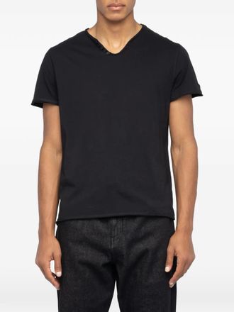 Zadig&Voltaire Henley T-shirt - Zwart