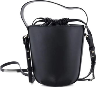 Chloé Sense Drawstring Leather bucket bag - Nero