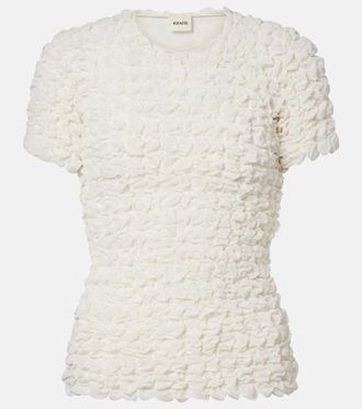Khaite Polly silk chiffon top