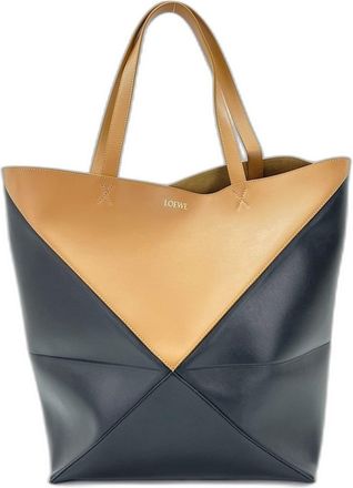 Loewe Puzzle Brown Tote Bag (Pre-Owned)