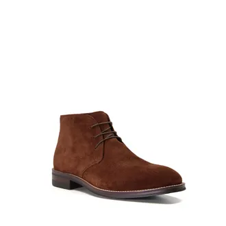 Dune London Mens Maloney - Chukka Boots - Brown Leather (archived) - Size UK 7