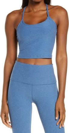 Beyond Yoga Space Dye Crop Tank in Washed Denim at Nordstrom, Size X-Small