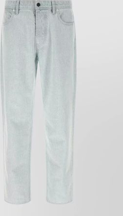 Stone Island denim straight-leg jeans