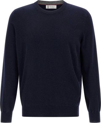 Brunello Cucinelli Hombre, Jerseys, Azul, Talla: S